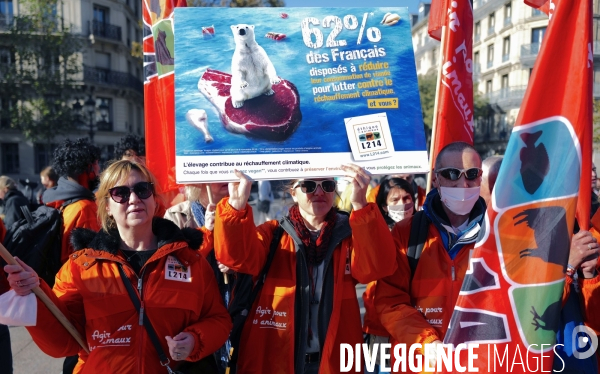 COP 26 manifestation pour le climat a paris