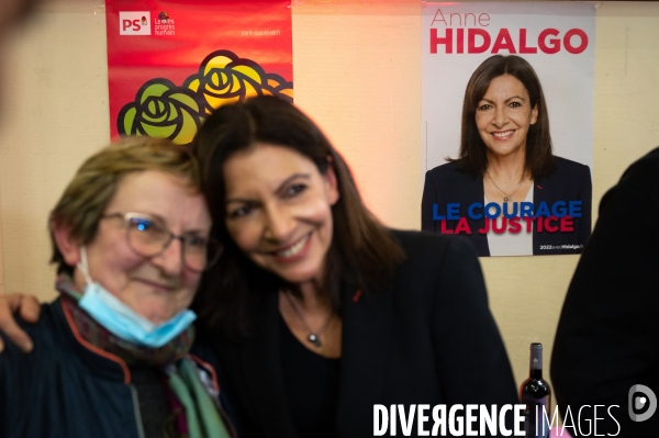 Hidalgo & Hollande à la fête de la rose.