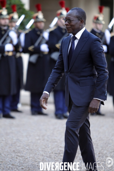 E.macron recoit le president de la republique du benin