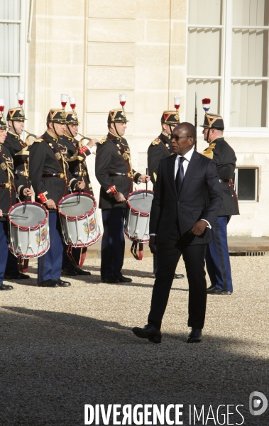 E.macron recoit le president de la republique du benin