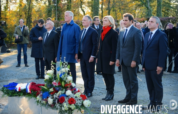 Les republicains / Cérémonie d hommage à Colombey les Deux Eglises