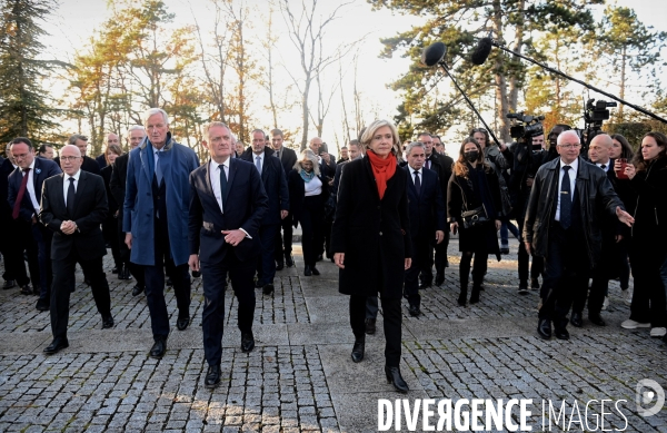 Les republicains / Cérémonie d hommage à Colombey les Deux Eglises