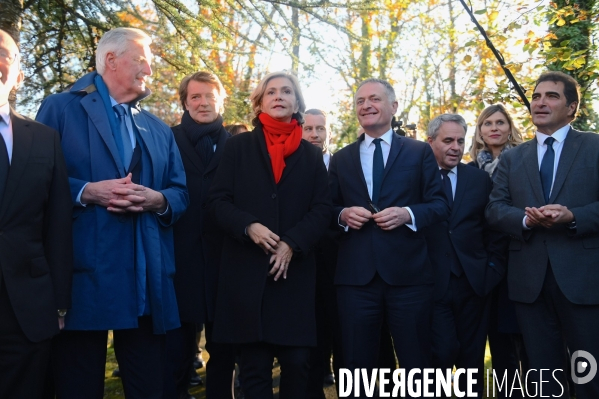 Les republicains / Cérémonie d hommage à Colombey les Deux Eglises