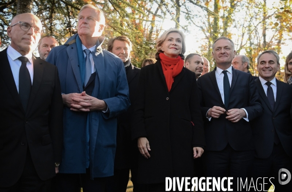 Les republicains / Cérémonie d hommage à Colombey les Deux Eglises