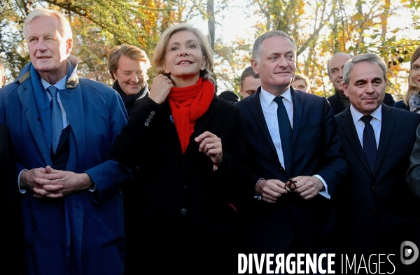 Les republicains / Cérémonie d hommage à Colombey les Deux Eglises