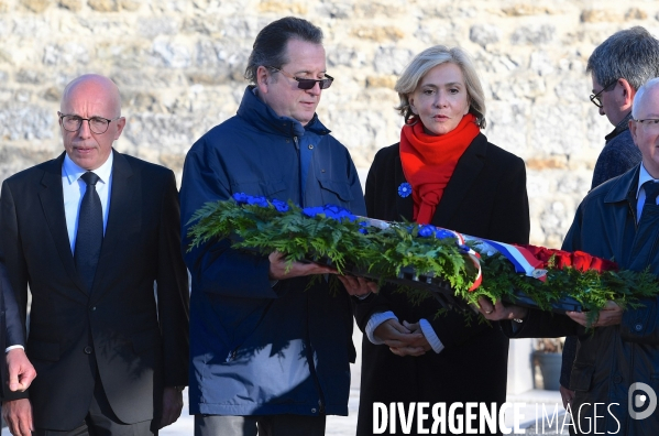 Les republicains / Cérémonie d hommage à Colombey les Deux Eglises