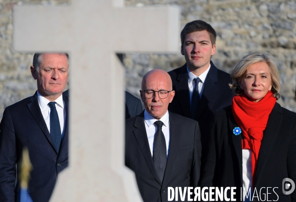 Les republicains / Cérémonie d hommage à Colombey les Deux Eglises