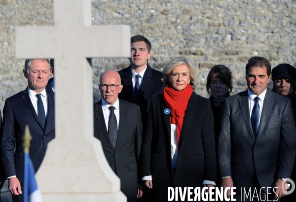 Les republicains / Cérémonie d hommage à Colombey les Deux Eglises