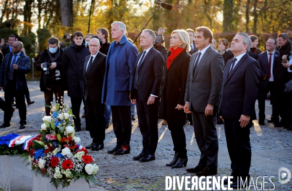 Les republicains / Cérémonie d hommage à Colombey les Deux Eglises