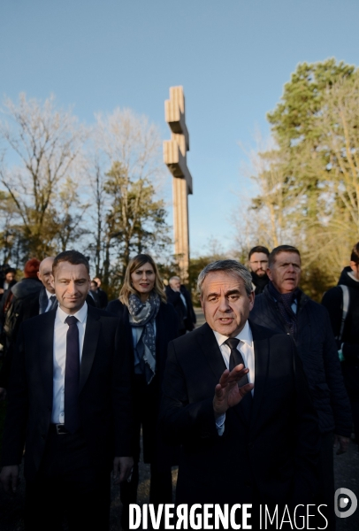 Les republicains / Cérémonie d hommage à Colombey les Deux Eglises