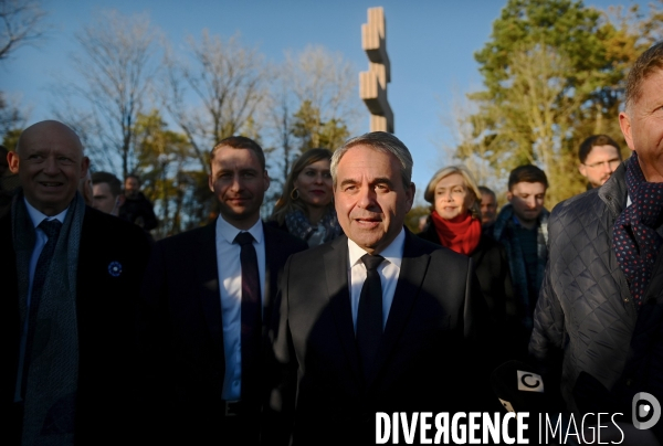 Les republicains / Cérémonie d hommage à Colombey les Deux Eglises