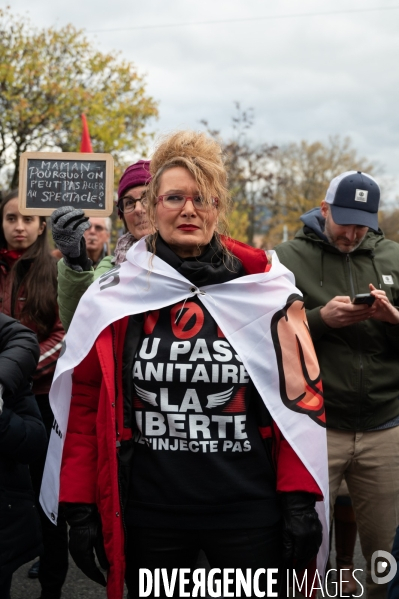 Manifestation contre la loi Covid et le passe sanitaire