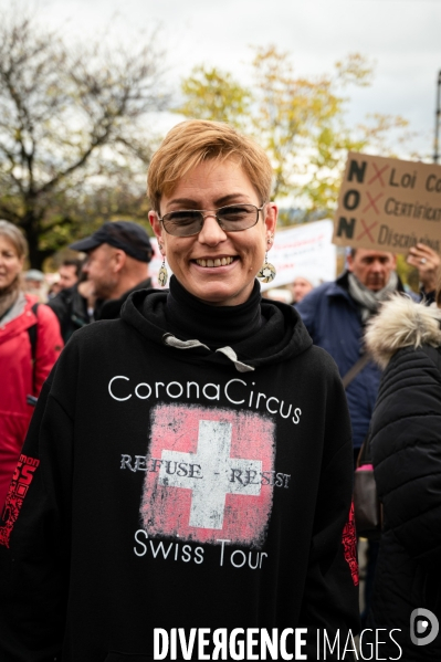 Manifestation contre la loi Covid et le passe sanitaire