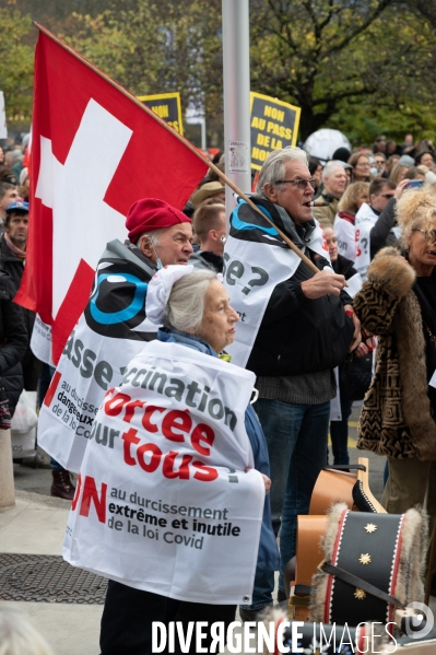 Manifestation contre la loi Covid et le passe sanitaire