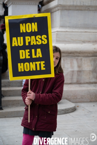 Manifestation contre la loi Covid et le passe sanitaire