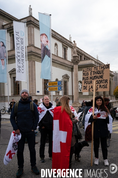 Manifestation contre la loi Covid et le passe sanitaire