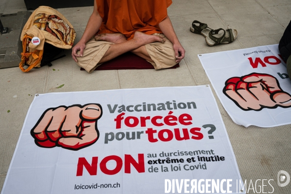 Manifestation contre la loi Covid et le passe sanitaire