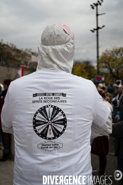 Manifestation contre la loi Covid et le passe sanitaire