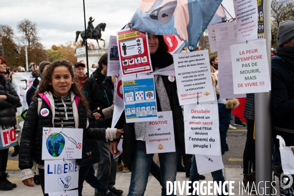 Manifestation contre la loi Covid et le passe sanitaire