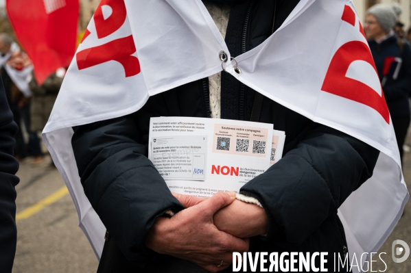 Manifestation contre la loi Covid et le passe sanitaire