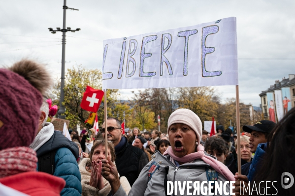 Manifestation contre la loi Covid et le passe sanitaire