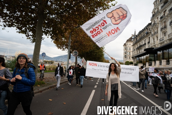 Manifestation contre la loi Covid et le passe sanitaire