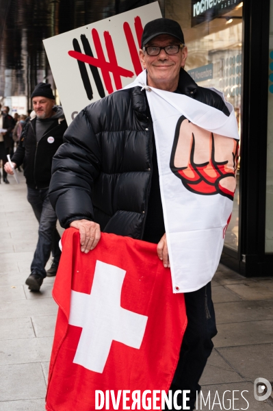 Manifestation contre la loi Covid et le passe sanitaire