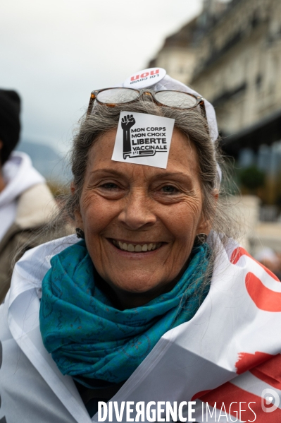 Manifestation contre la loi Covid et le passe sanitaire