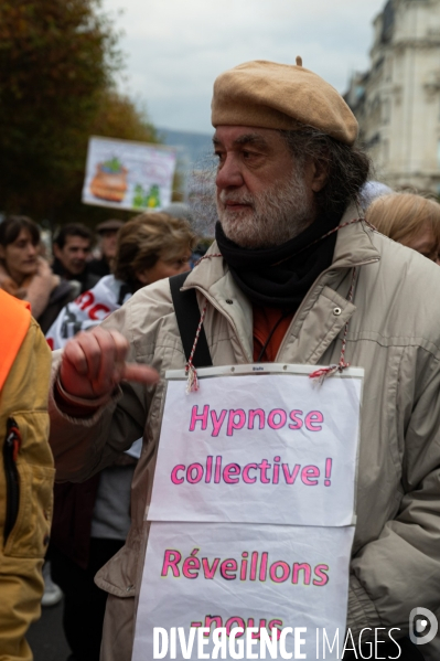 Manifestation contre la loi Covid et le passe sanitaire