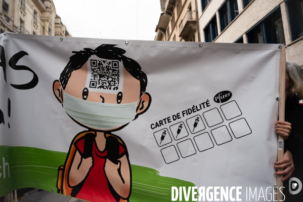 Manifestation contre la loi Covid et le passe sanitaire