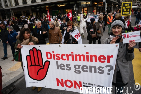 Manifestation contre la loi Covid et le passe sanitaire