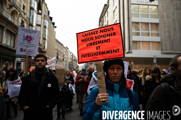 Manifestation contre la loi Covid et le passe sanitaire