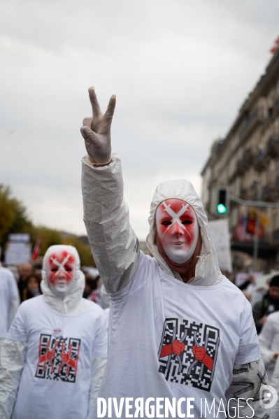 Manifestation contre la loi Covid et le passe sanitaire