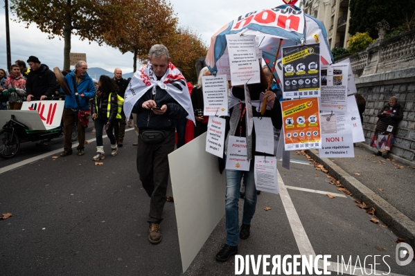 Manifestation contre la loi Covid et le passe sanitaire