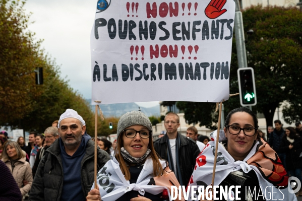 Manifestation contre la loi Covid et le passe sanitaire