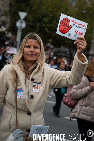 Manifestation contre la loi Covid et le passe sanitaire