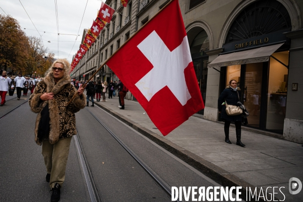 Manifestation contre la loi Covid et le passe sanitaire