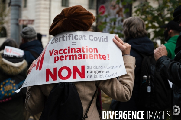 Manifestation contre la loi Covid et le passe sanitaire