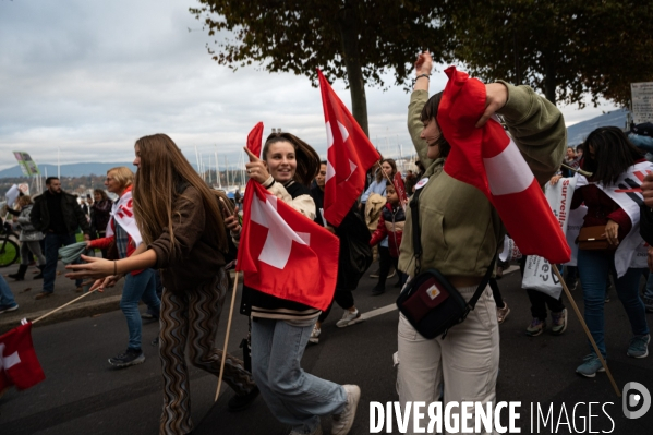 Manifestation contre la loi Covid et le passe sanitaire