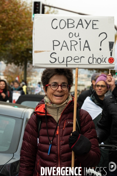 Manifestation contre la loi Covid et le passe sanitaire