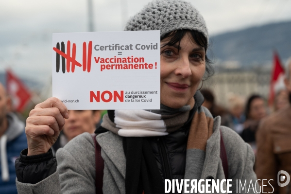 Manifestation contre la loi Covid et le passe sanitaire