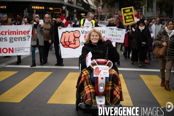 Manifestation contre la loi Covid et le passe sanitaire