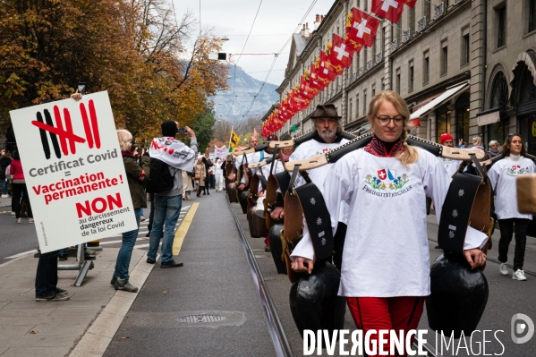 Manifestation contre la loi Covid et le passe sanitaire