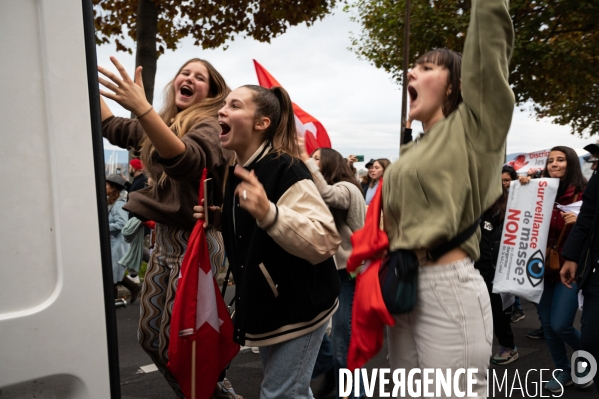 Manifestation contre la loi Covid et le passe sanitaire