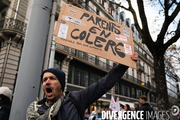 Manifestation contre la loi Covid et le passe sanitaire