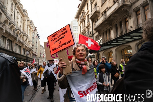 Manifestation contre la loi Covid et le passe sanitaire