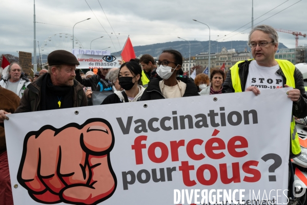 Manifestation contre la loi Covid et le passe sanitaire