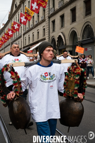 Manifestation contre la loi Covid et le passe sanitaire