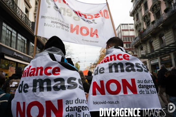 Manifestation contre la loi Covid et le passe sanitaire