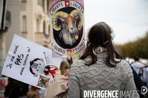 Manifestation contre la loi Covid et le passe sanitaire